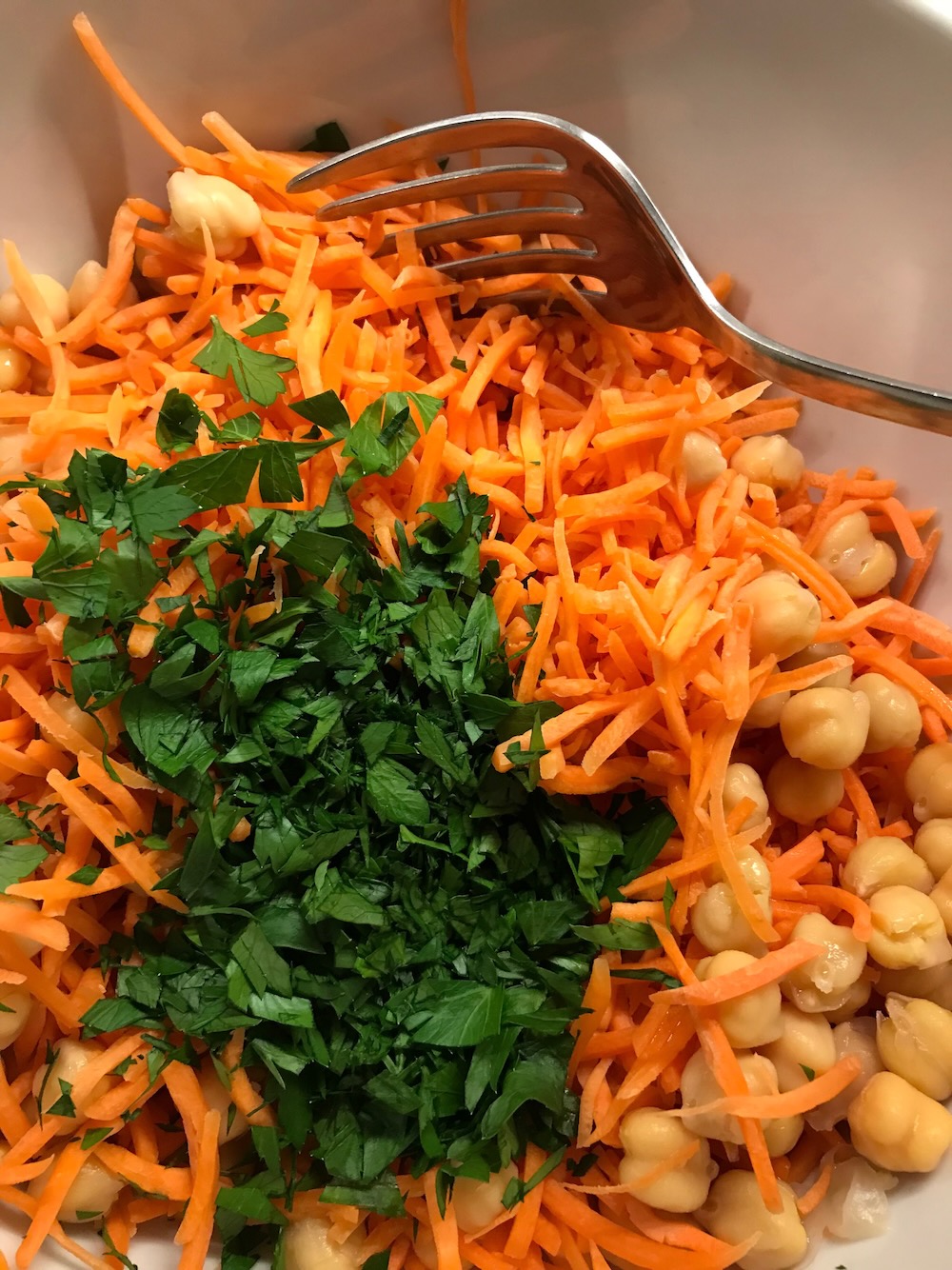 Carrot and Chickpea Salad