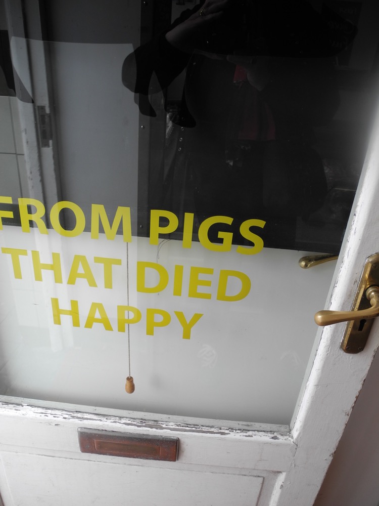 The Door of a Kilkenny Butcher Shop