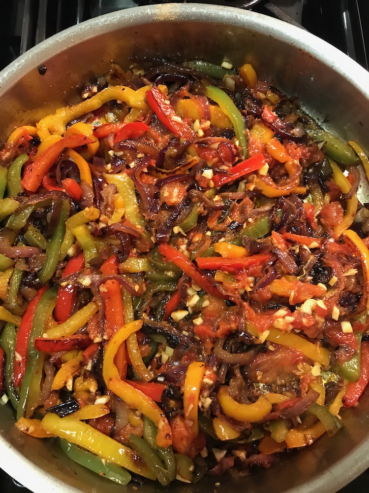 Finished Piperade